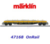 47168 Marklin Otevřený nákladní vůz s nízkými postranicemi řady Res, On Rail