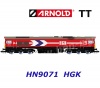 HN9071 Arnold TT Diesel-elektrická lokomotiva řady 66, HGK